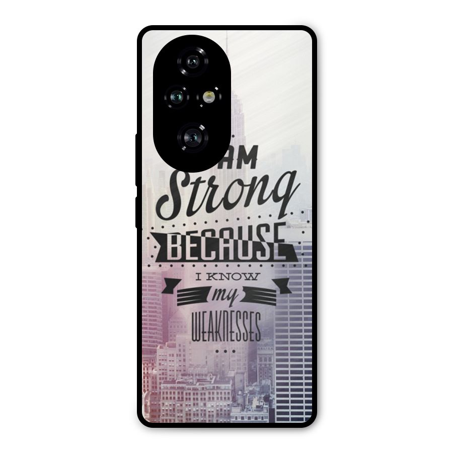 I am Strong Metal Back Case for Honor 200 Pro