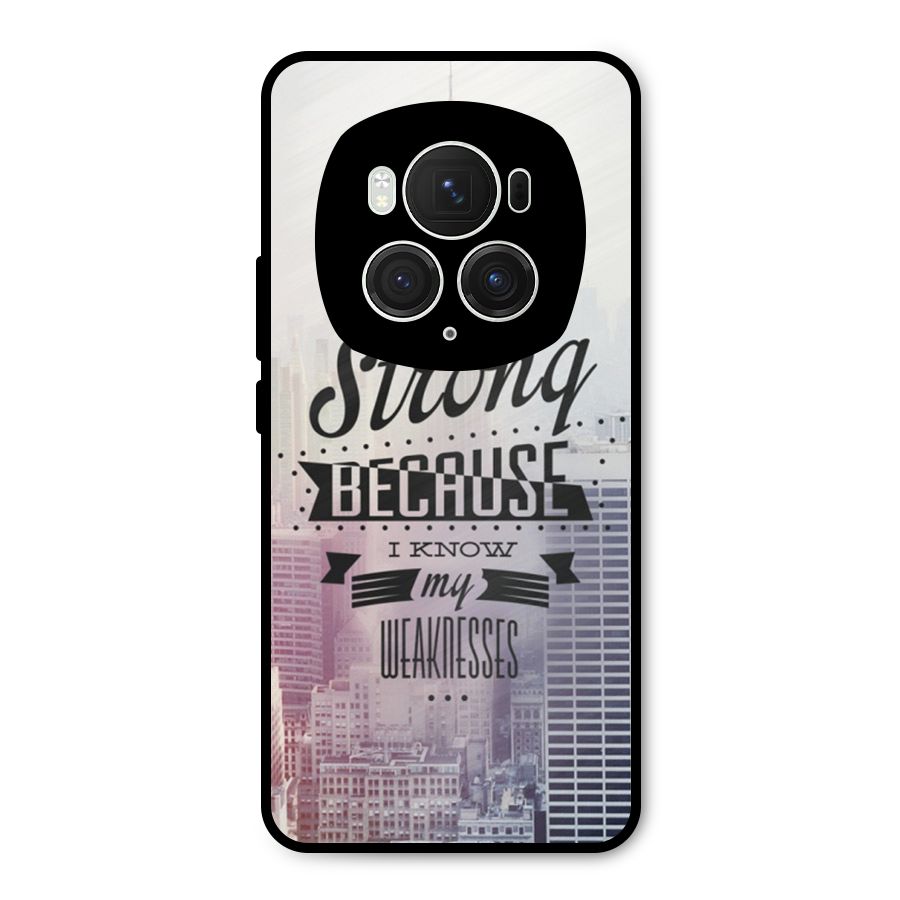 I am Strong Metal Back Case for Honor Magic6 Pro