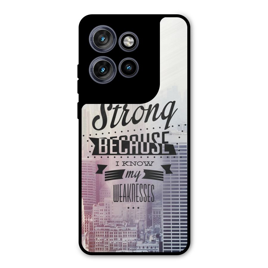 I am Strong Metal Back Case for Motorola Edge 50 Neo