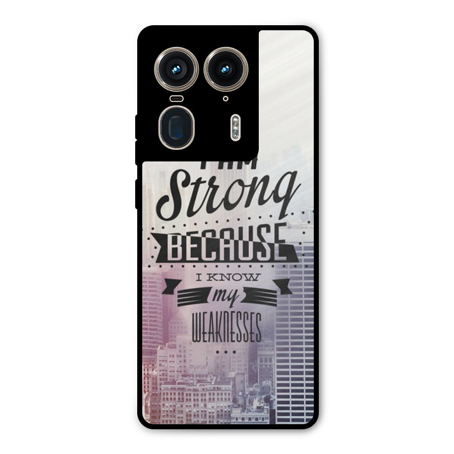 I am Strong Metal Back Case for Motorola Edge 50 Ultra