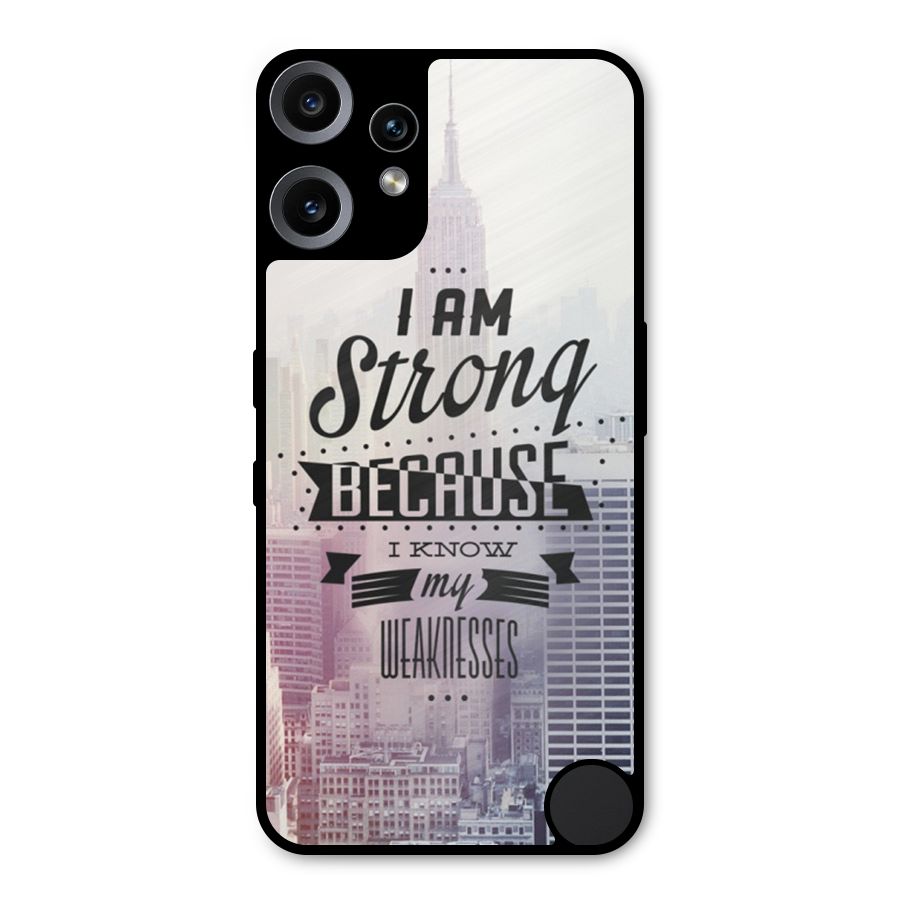 I am Strong Metal Back Case for Nothing CMF Phone 2 Pro