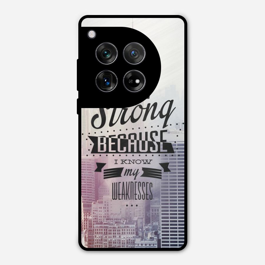 I am Strong Metal Back Case for OnePlus 12