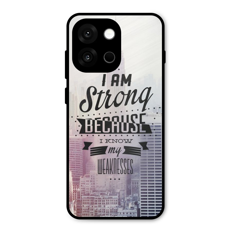 I am Strong Metal Back Case for OnePlus 13s