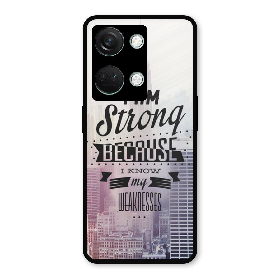 I am Strong Metal Back Case for OnePlus Nord 3