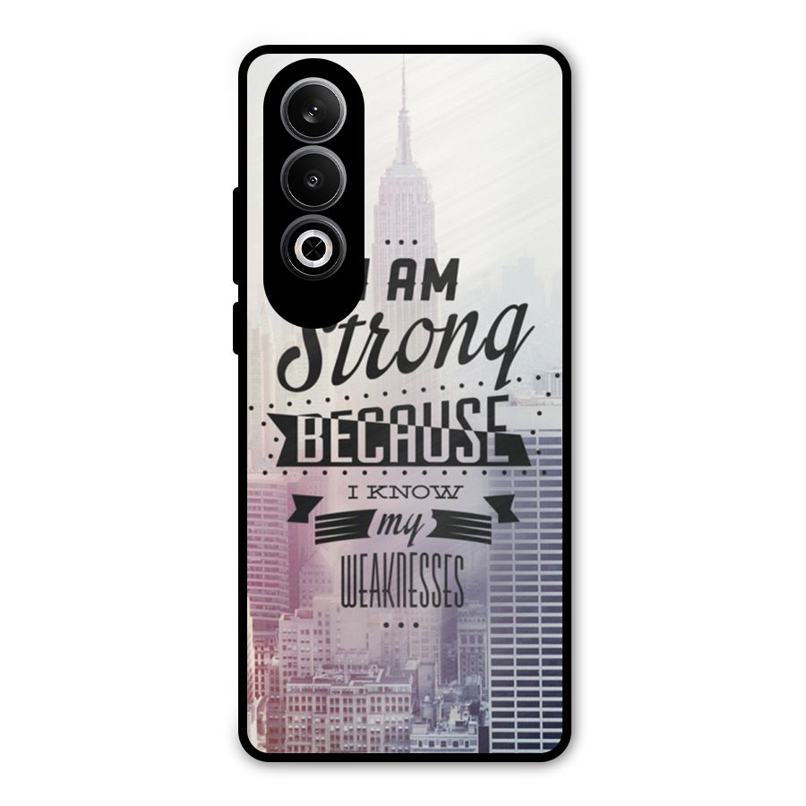 I am Strong Metal Back Case for OnePlus Nord CE4