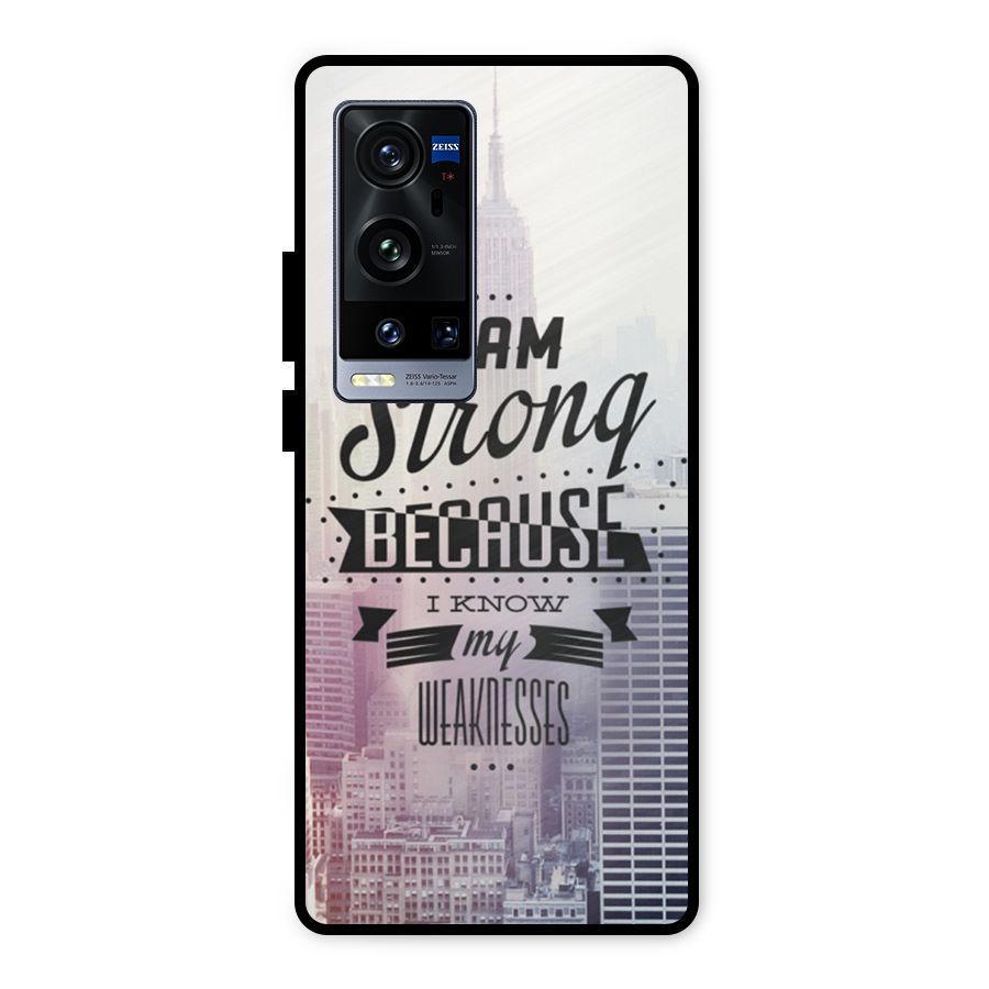 I am Strong Metal Back Case for Vivo X60 Pro Plus
