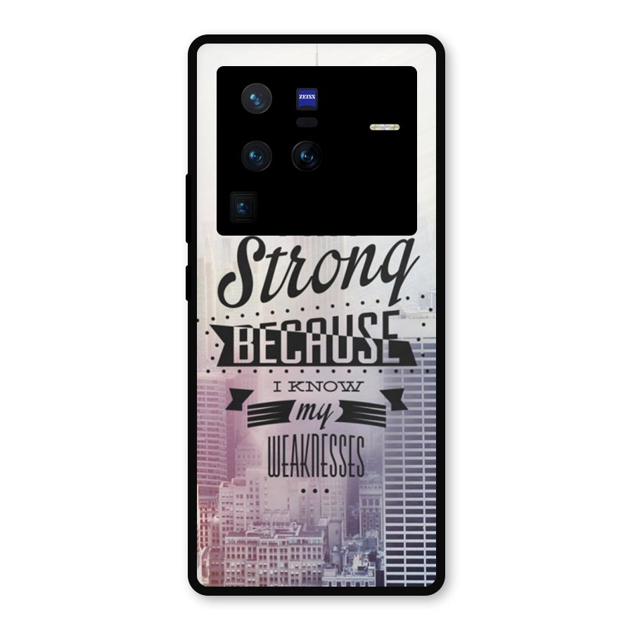 I am Strong Metal Back Case for Vivo X80 Pro