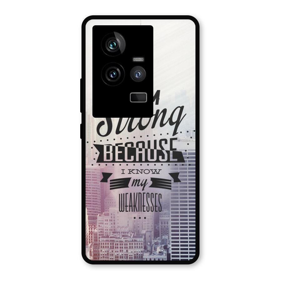 I am Strong Metal Back Case for iQOO 11 5G