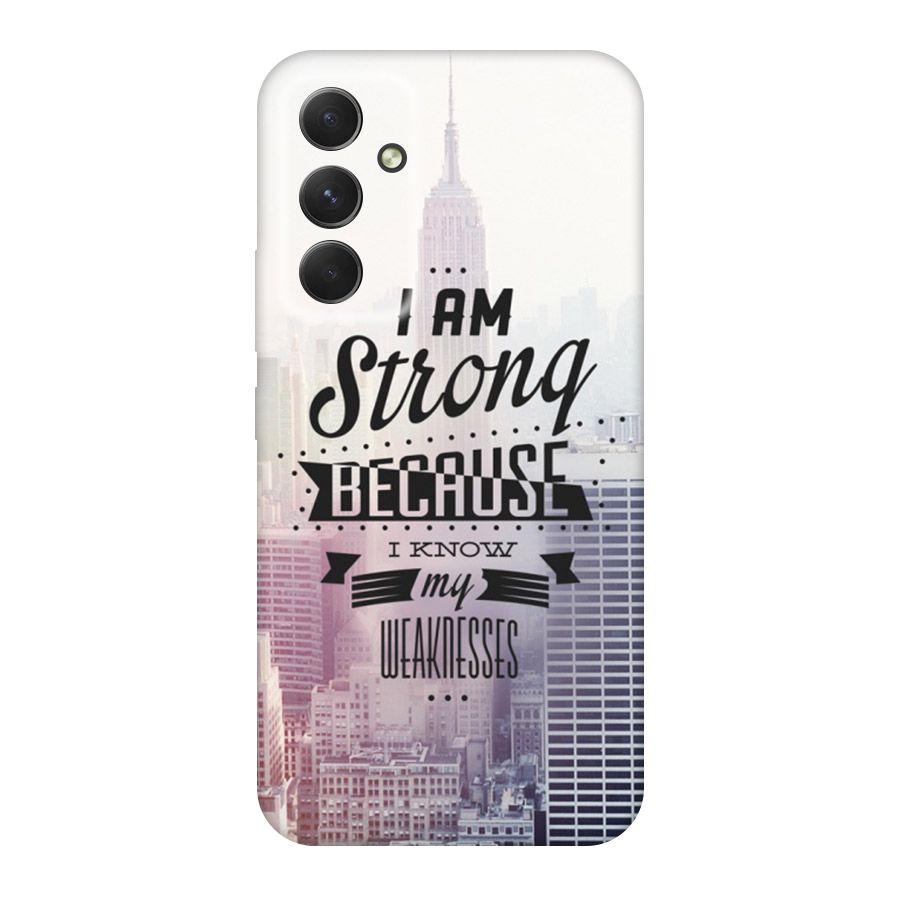 I am Strong Original Polycarbonate Back Case for Galaxy A54