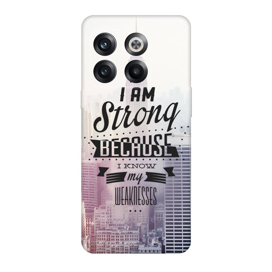 I am Strong Original Polycarbonate Back Case for OnePlus 10T