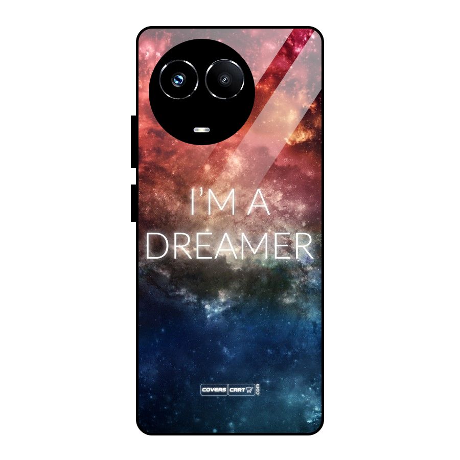 I am a Dreamer Glass Back Case for Realme 11X
