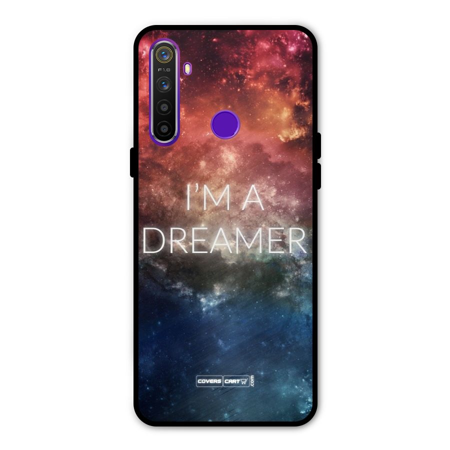 I am a Dreamer Glass Back Case for Realme 5s