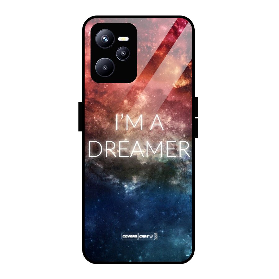 I am a Dreamer Glass Back Case for Realme C35