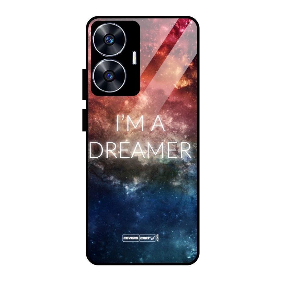 I am a Dreamer Glass Back Case for Realme Narzo N55