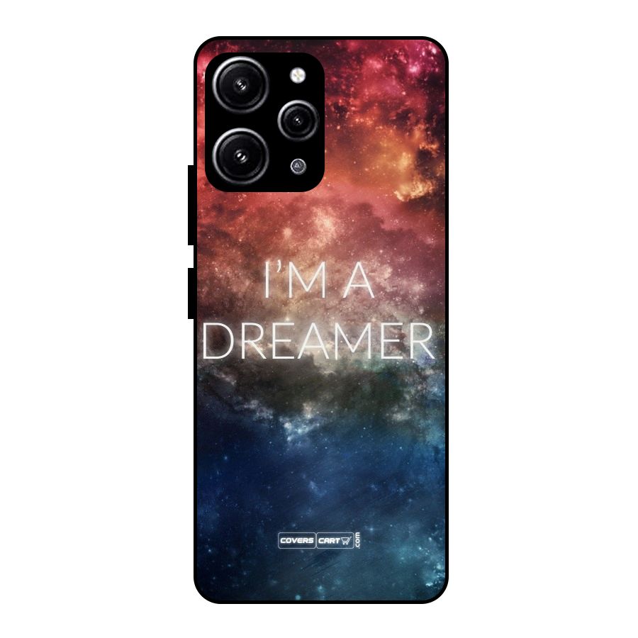 I am a Dreamer Glass Back Case for Redmi 12 4G