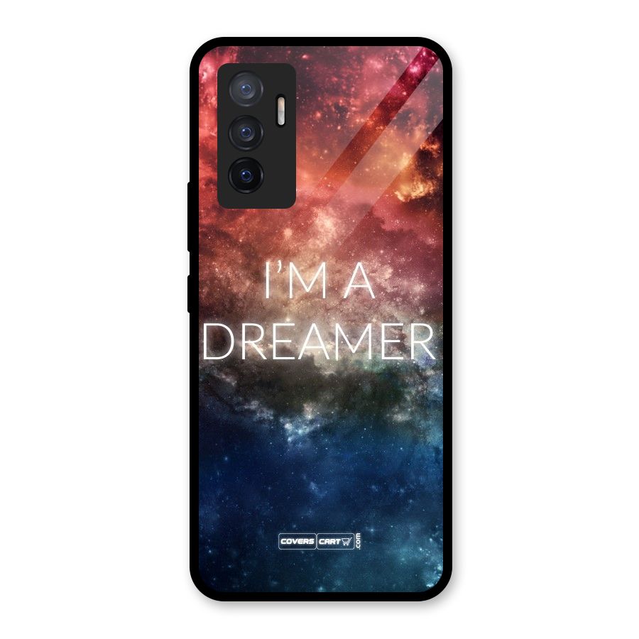 I am a Dreamer Glass Back Case for Vivo V23e