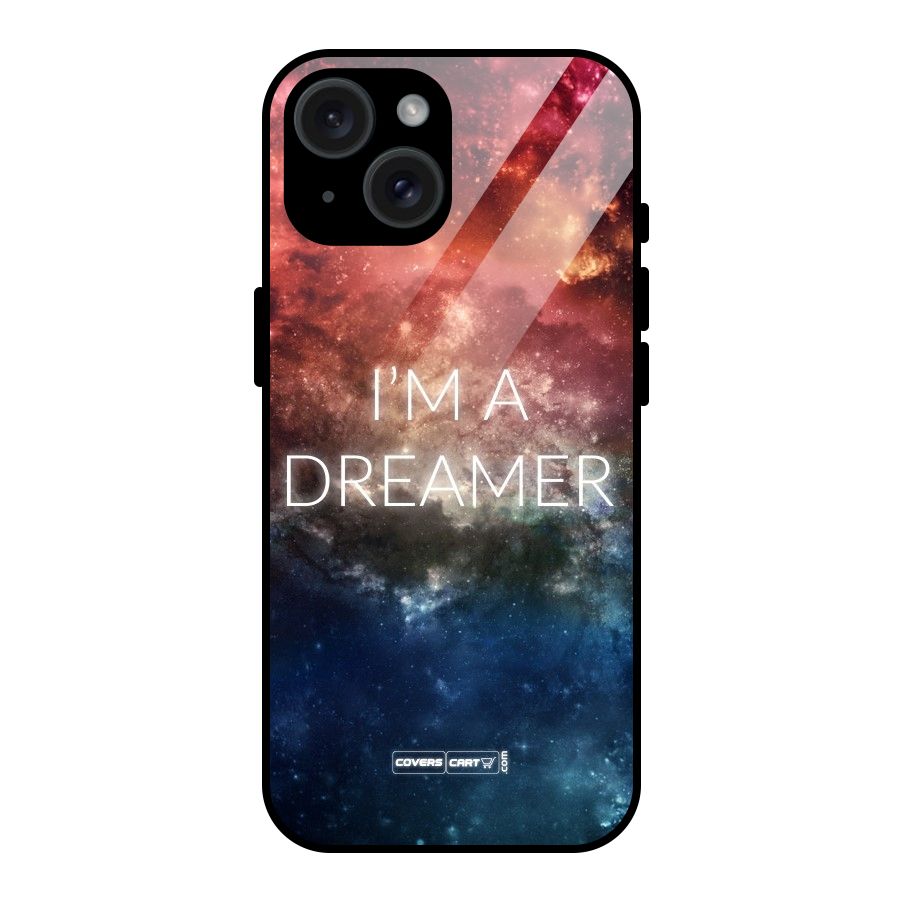 I am a Dreamer Glass Back Case for iPhone 15