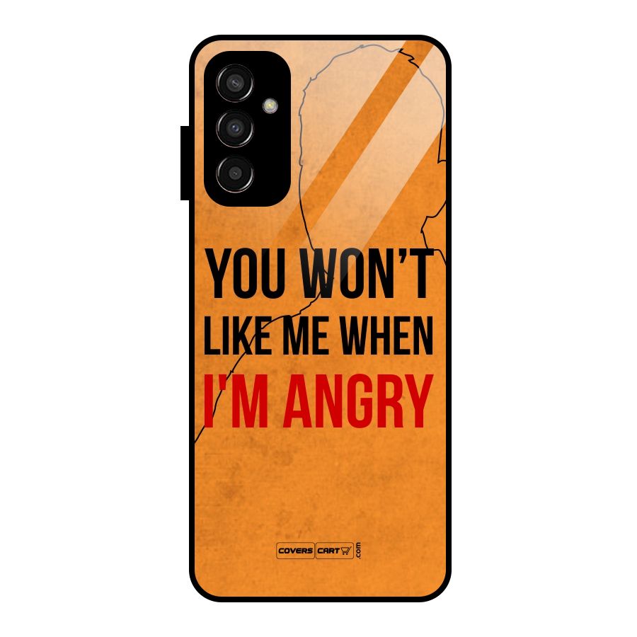 I m Angry Glass Back Case for Galaxy F13