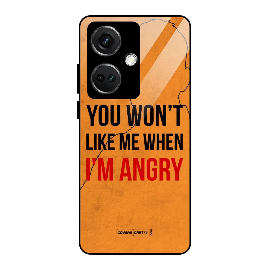 I m Angry Glass Back Case for OnePlus Nord CE 3 5G