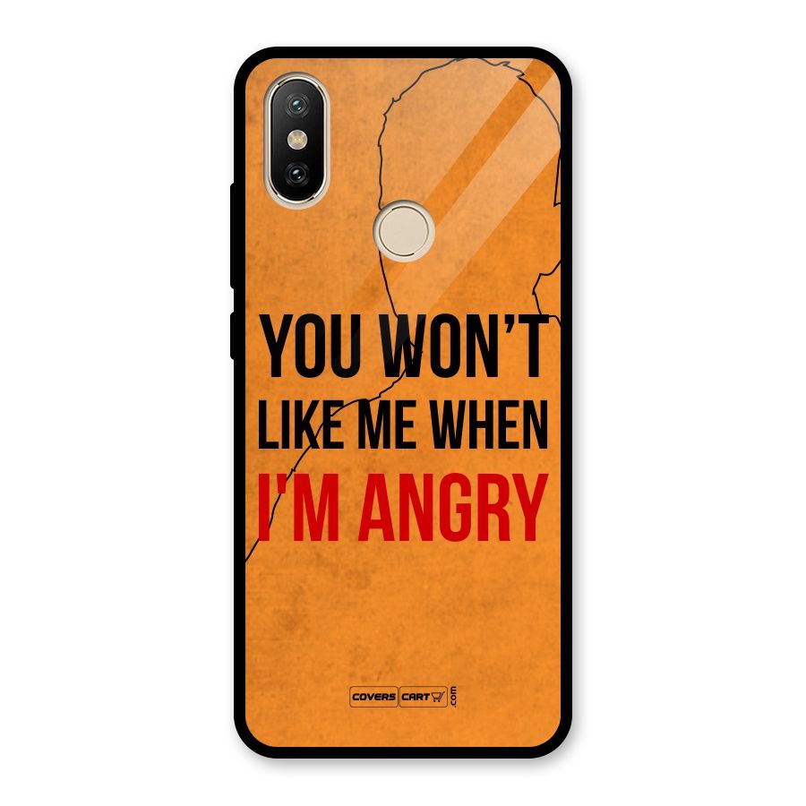 I m Angry Glass Back Case for Redmi A2