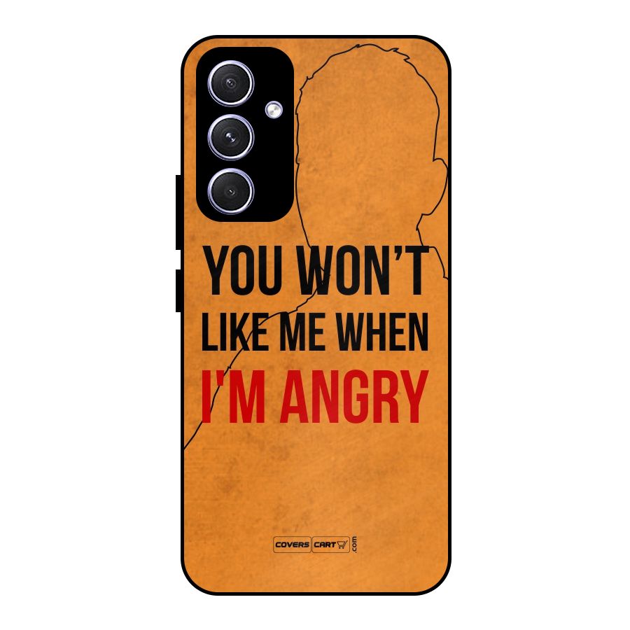 I m Angry Metal Back Case for Galaxy A54