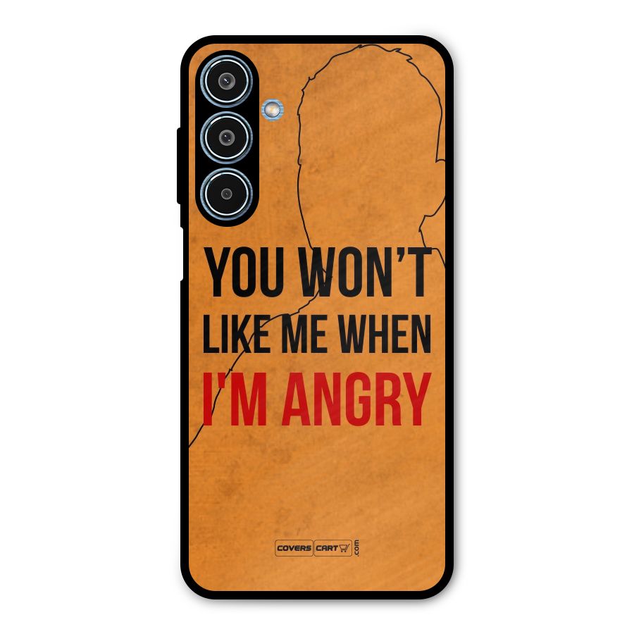 I m Angry Metal Back Case for Galaxy M35