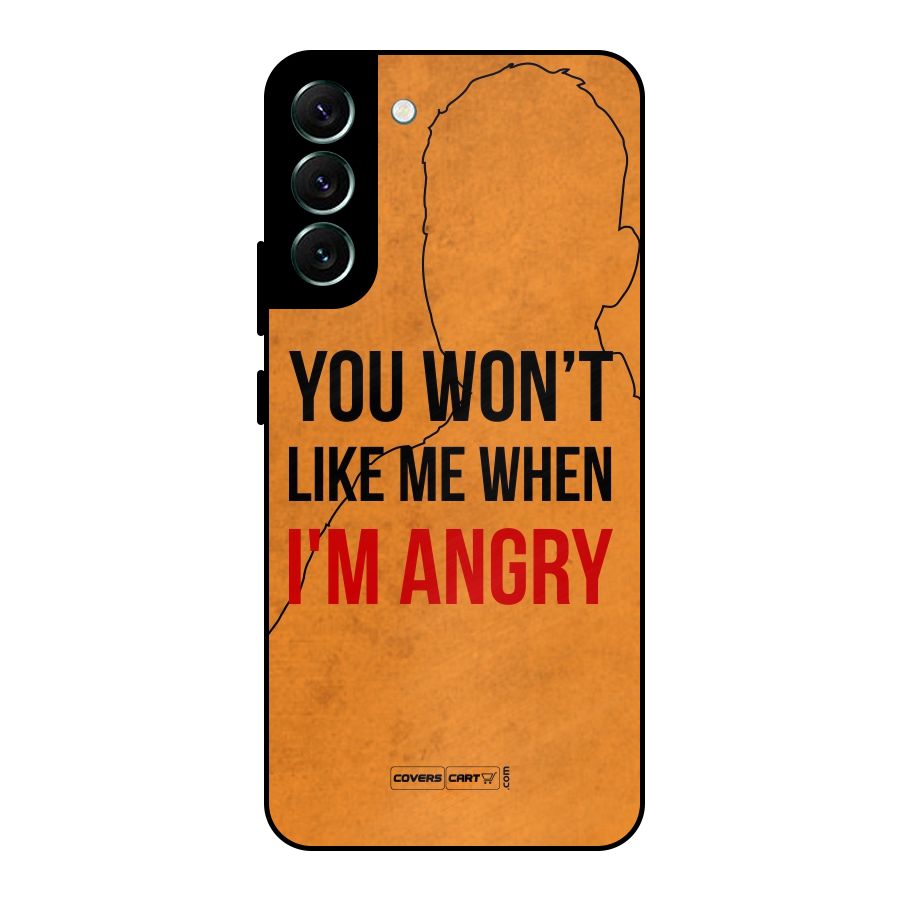 I m Angry Metal Back Case for Galaxy S22 Plus 5G