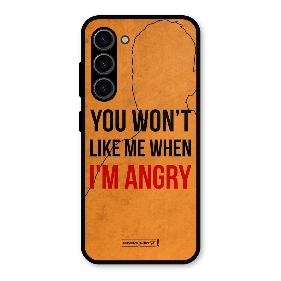 I m Angry Metal Back Case for Galaxy S23