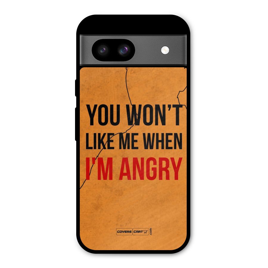 I m Angry Metal Back Case for Google Pixel 8a