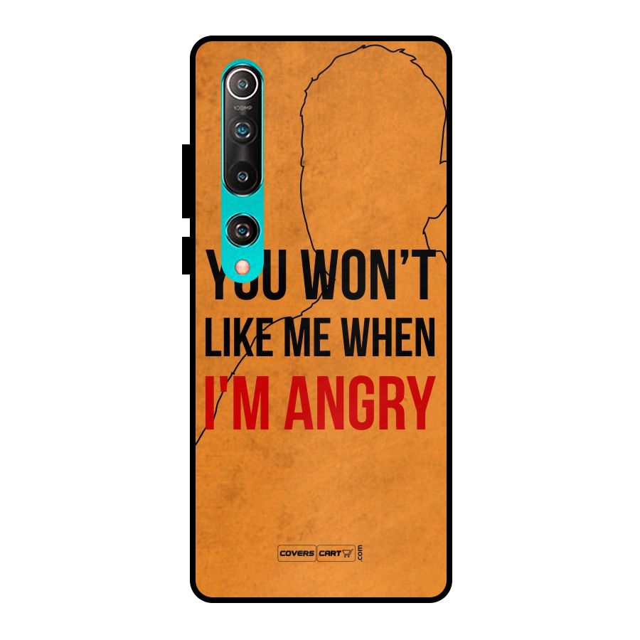 I m Angry Metal Back Case for Mi 10
