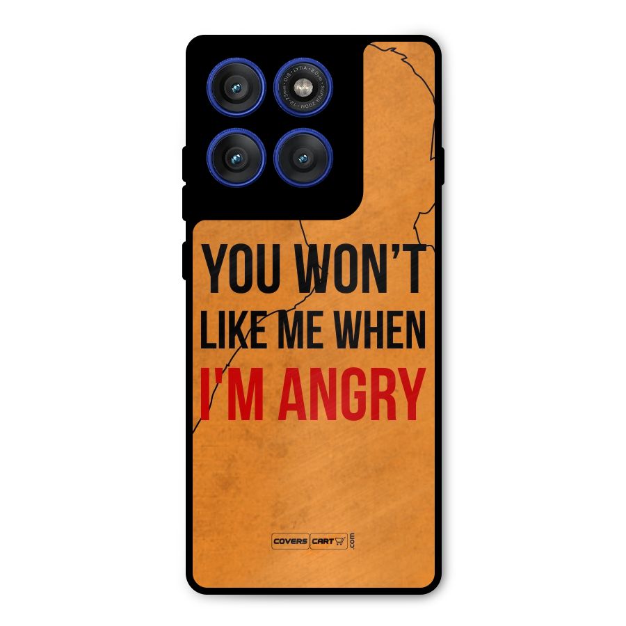 I m Angry Metal Back Case for Motorola Edge 60 Pro