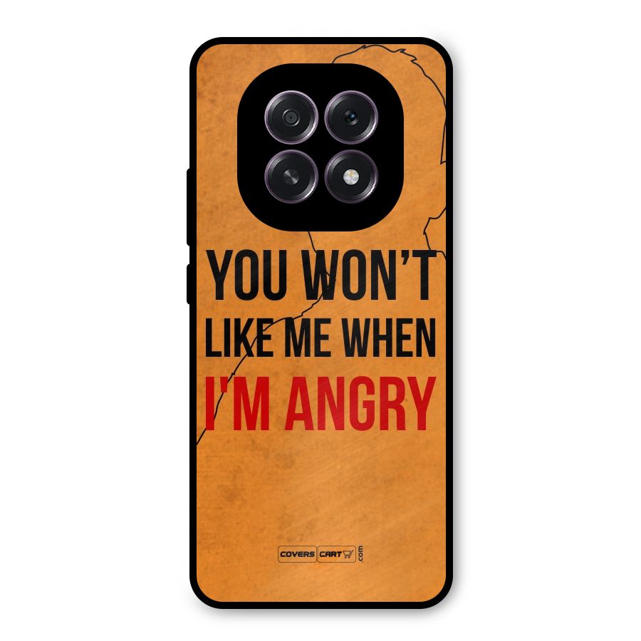 I m Angry Metal Back Case for Oppo F29