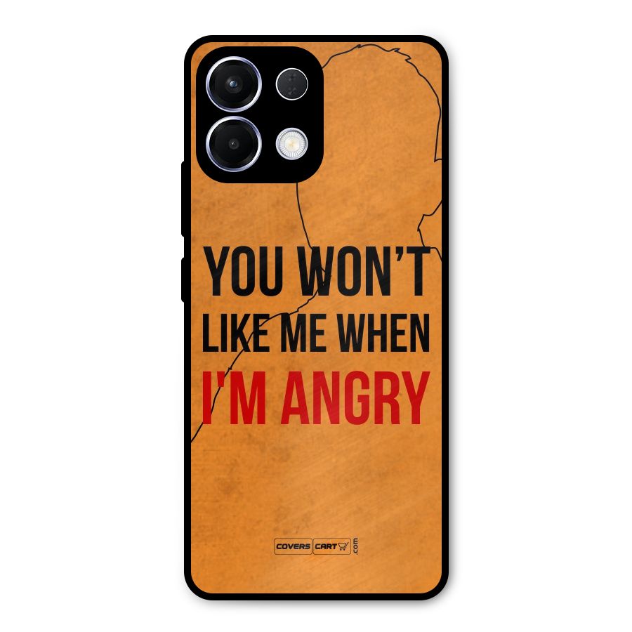 I m Angry Metal Back Case for Oppo K13