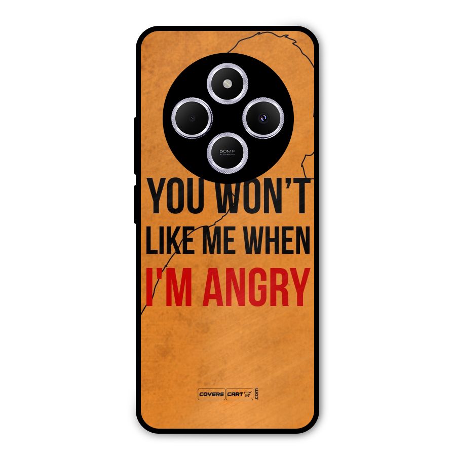 I m Angry Metal Back Case for Poco M7