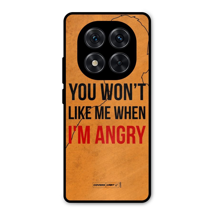 I m Angry Metal Back Case for Poco X7