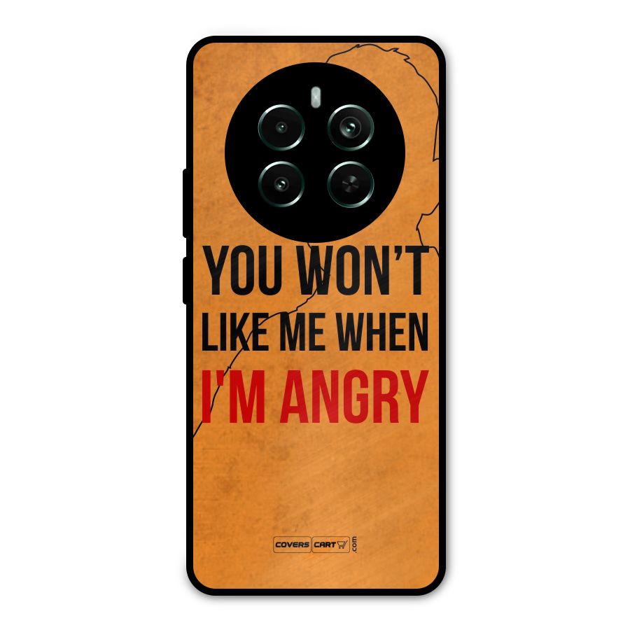 I m Angry Metal Back Case for Realme 12 Pro Plus