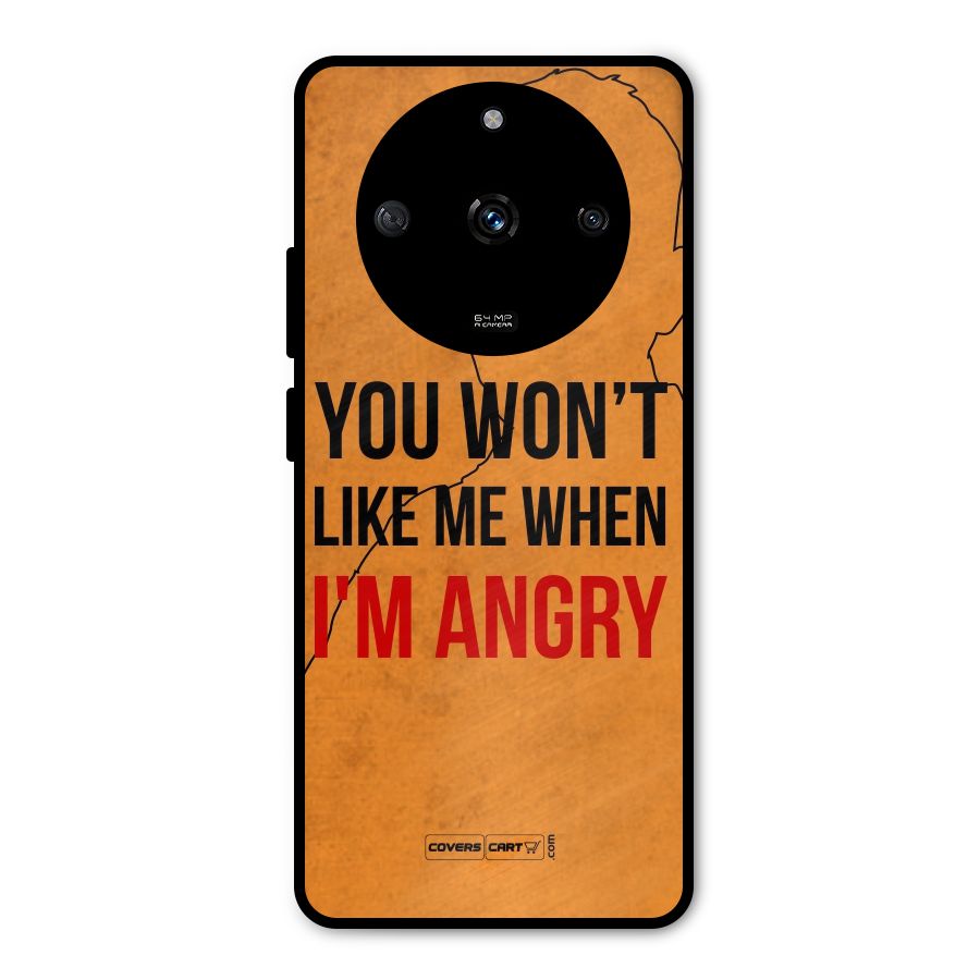 I m Angry Metal Back Case for Realme Narzo 60 5G