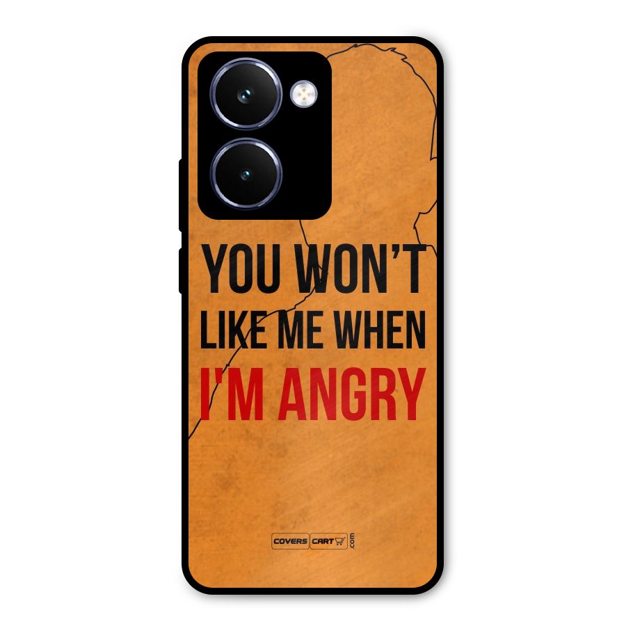 I m Angry Metal Back Case for Realme P3 Ultra