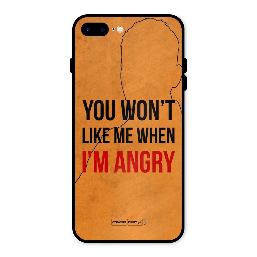 I m Angry Metal Back Case for iPhone 7 Plus