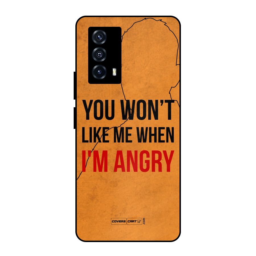 I m Angry Metal Back Case for iQOO Z5