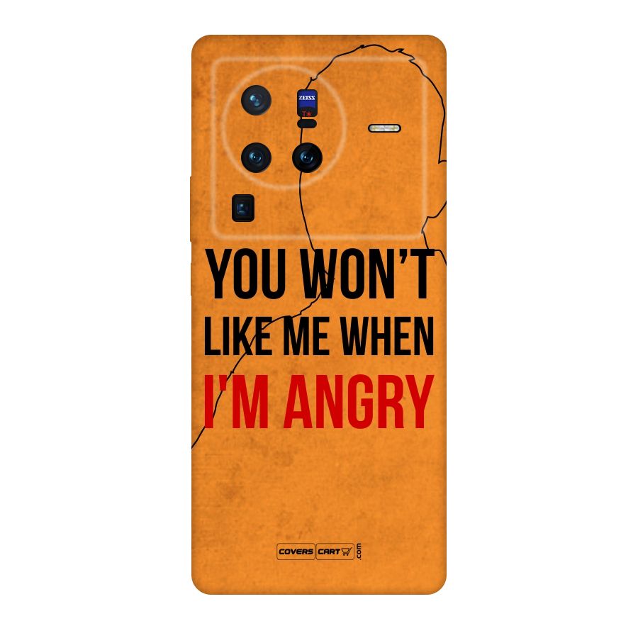 I m Angry Original Polycarbonate Back Case for Vivo X80