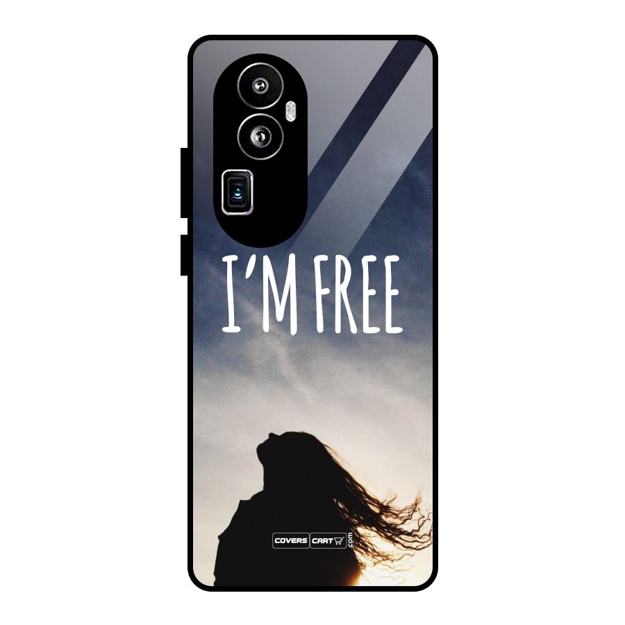 I m Free Glass Back Case for Oppo Reno10 Pro Plus