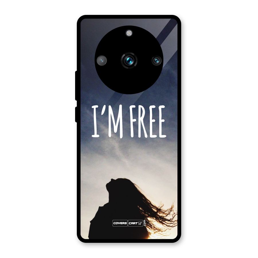 I m Free Glass Back Case for Realme 11 Pro