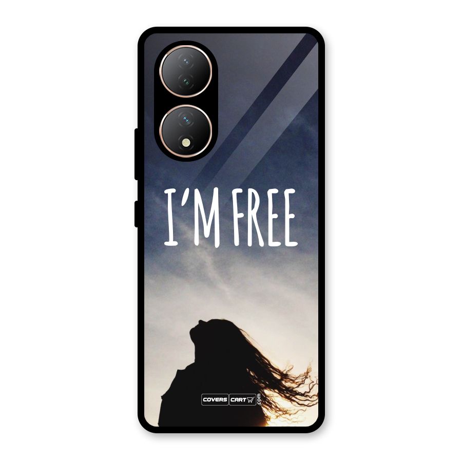 I m Free Glass Back Case for Vivo Y100A