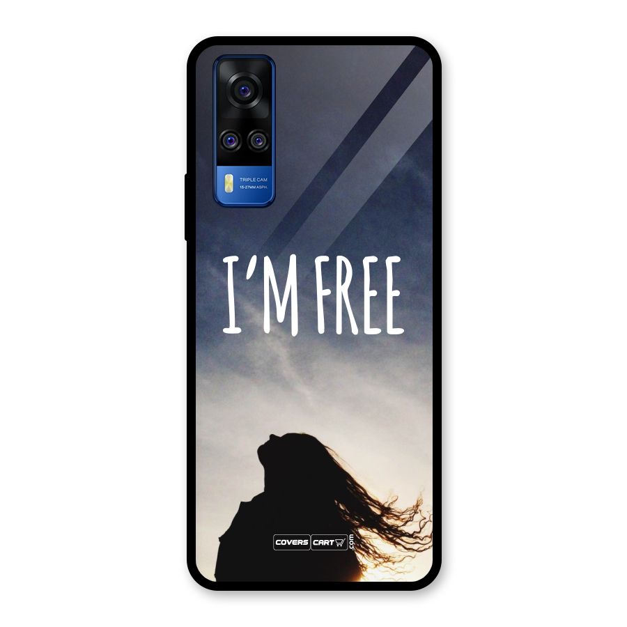 I m Free Glass Back Case for Vivo Y31