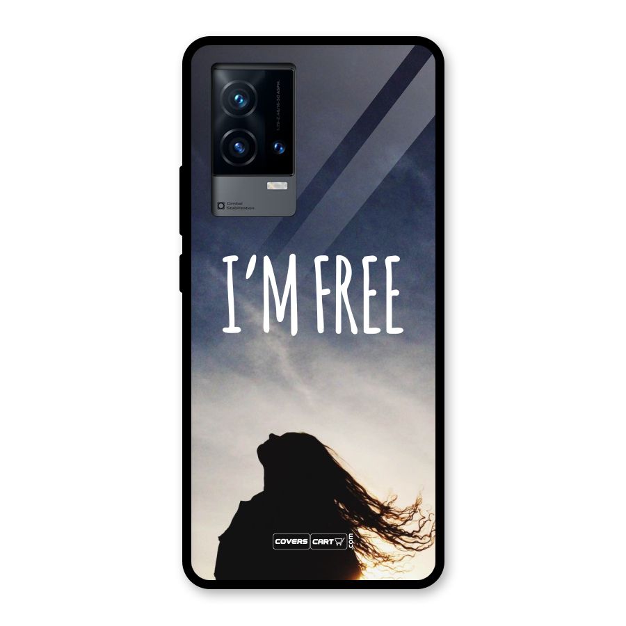 I m Free Glass Back Case for iQOO 9 5G