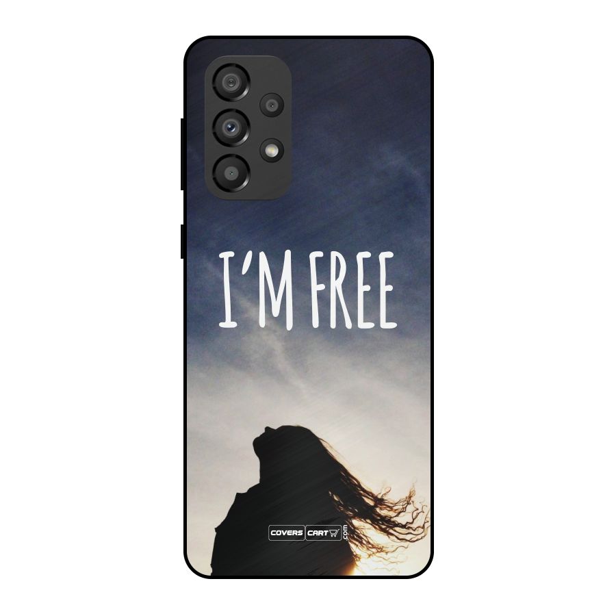 I m Free Metal Back Case for Galaxy A33 5G