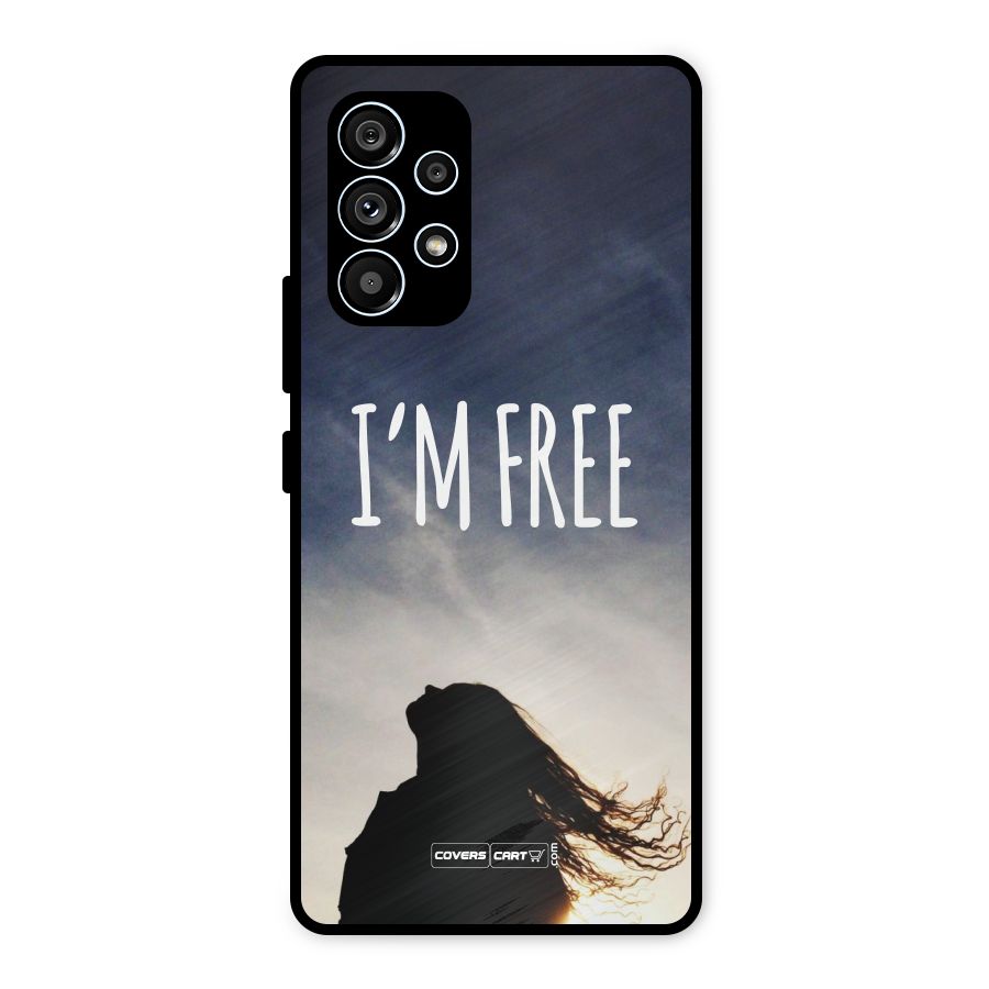 I m Free Metal Back Case for Galaxy A53 5G