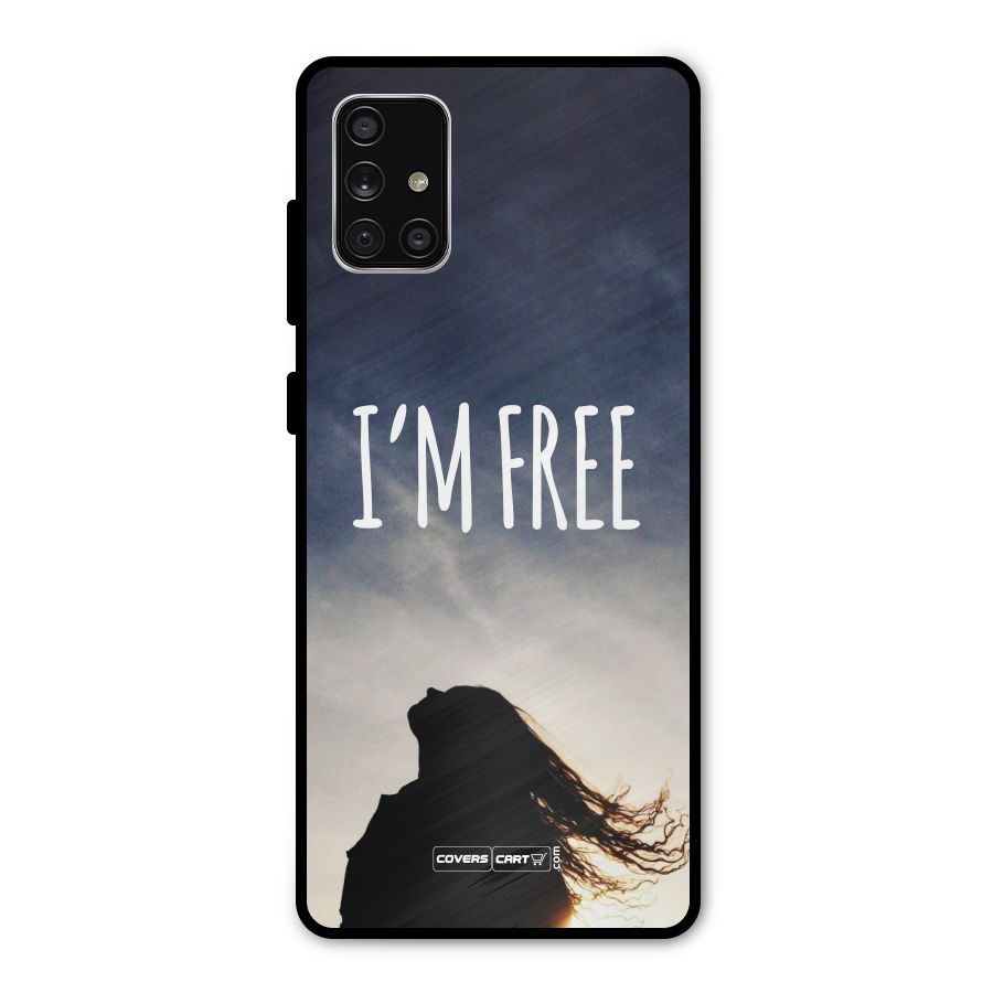 I m Free Metal Back Case for Galaxy A71