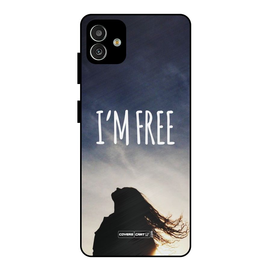 I m Free Metal Back Case for Galaxy M13 5G